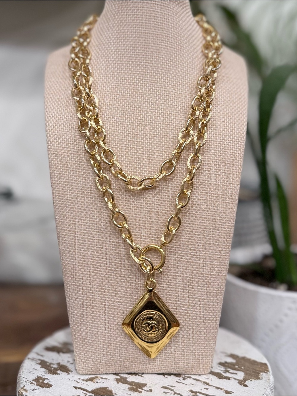 Upcycled Chanel Necklace